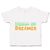 Toddler Clothes Dream on Dreamer Toddler Shirt Baby Clothes Cotton