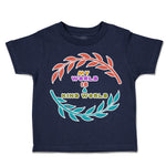 Toddler Clothes My World Is A Kind World Toddler Shirt Baby Clothes Cotton
