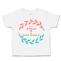 Toddler Clothes My World Is A Kind World Toddler Shirt Baby Clothes Cotton