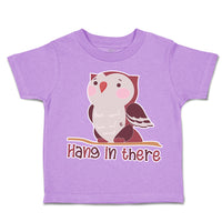 Toddler Clothes Hang in There Owl Toddler Shirt Baby Clothes Cotton