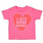 Toddler Clothes I Am Super Duper Heart Toddler Shirt Baby Clothes Cotton