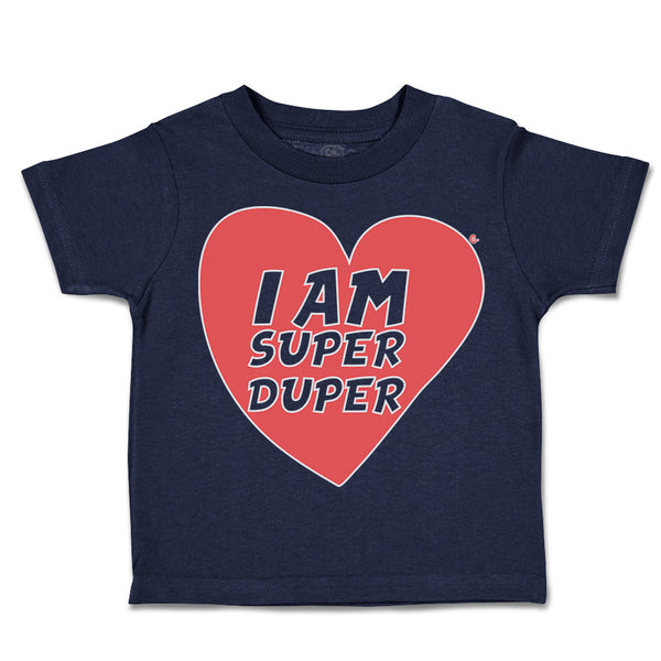 Toddler Clothes I Am Super Duper Heart Toddler Shirt Baby Clothes Cotton