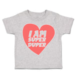 Toddler Clothes I Am Super Duper Heart Toddler Shirt Baby Clothes Cotton