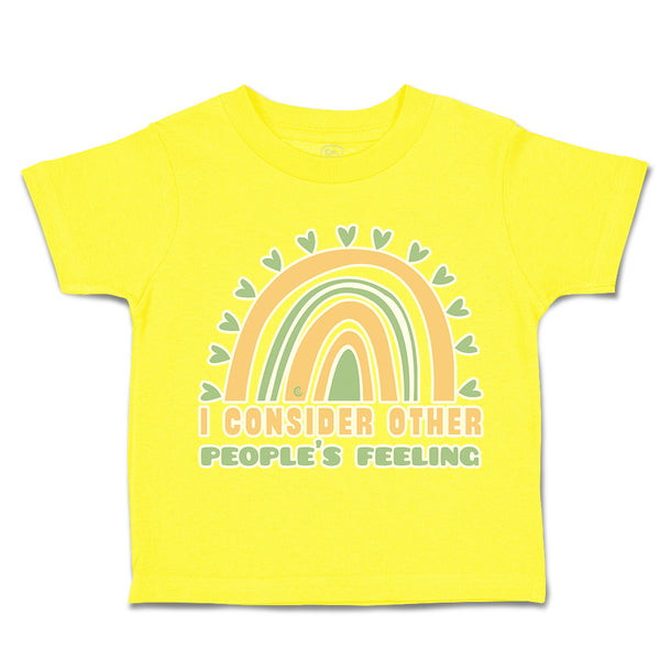 Toddler Clothes I Consider Other Peoples Feeling Toddler Shirt Cotton