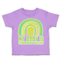 Toddler Clothes My Body Is Strong and Healthy Toddler Shirt Baby Clothes Cotton