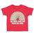 Toddler Clothes My Mind Body and Heart Are Calm Rainbow Toddler Shirt Cotton