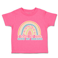 Toddler Clothes I Calm My Mind with My Breath Toddler Shirt Baby Clothes Cotton