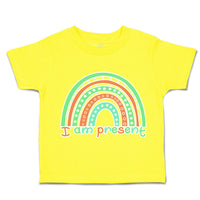 Toddler Clothes I Am Present Toddler Shirt Baby Clothes Cotton