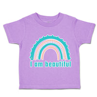 Toddler Clothes I Am Beautiful Rainbow Toddler Shirt Baby Clothes Cotton