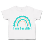 Toddler Clothes I Am Beautiful Rainbow Toddler Shirt Baby Clothes Cotton