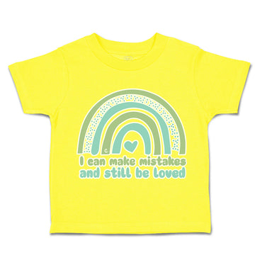 Toddler Clothes I Can Make Mistakes and Still Be Loved Toddler Shirt Cotton