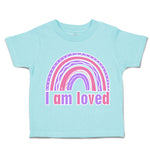 Toddler Clothes I Am Loved Rainbow Toddler Shirt Baby Clothes Cotton