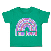 Toddler Clothes I Am Loved Rainbow Toddler Shirt Baby Clothes Cotton