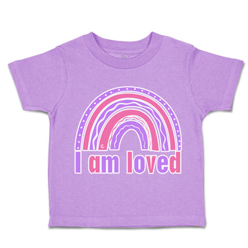 Toddler Clothes I Am Loved Rainbow Toddler Shirt Baby Clothes Cotton