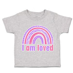 Toddler Clothes I Am Loved Rainbow Toddler Shirt Baby Clothes Cotton