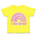 Toddler Clothes I Am Loved Rainbow Toddler Shirt Baby Clothes Cotton