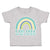 Toddler Clothes I Am Free to Be Myself Rainbow Toddler Shirt Baby Clothes Cotton