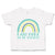 Toddler Clothes I Am Free to Be Myself Rainbow Toddler Shirt Baby Clothes Cotton