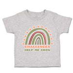 Toddler Clothes Challenges Help Me Grow Rainbow Toddler Shirt Cotton