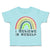 Toddler Clothes I Believe in Myself Rainbow Toddler Shirt Baby Clothes Cotton