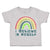 Toddler Clothes I Believe in Myself Rainbow Toddler Shirt Baby Clothes Cotton
