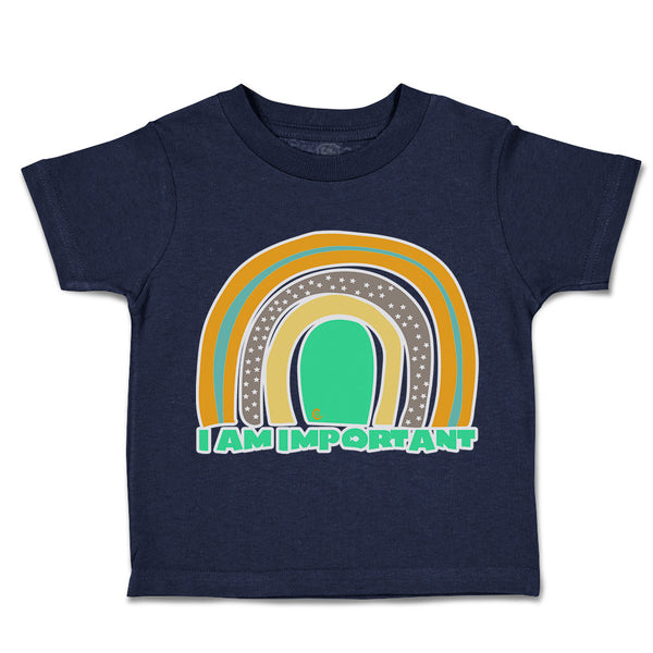 Toddler Clothes I Am Important Rainbow A Toddler Shirt Baby Clothes Cotton