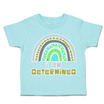 Toddler Clothes I Am Determined Rainbow Toddler Shirt Baby Clothes Cotton