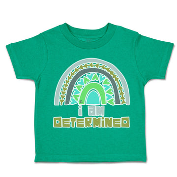 Toddler Clothes I Am Determined Rainbow Toddler Shirt Baby Clothes Cotton