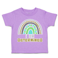 Toddler Clothes I Am Determined Rainbow Toddler Shirt Baby Clothes Cotton