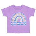 Toddler Clothes I Stand up for Myself Rainbow Toddler Shirt Baby Clothes Cotton