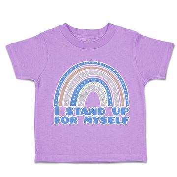 Toddler Clothes I Stand up for Myself Rainbow Toddler Shirt Baby Clothes Cotton