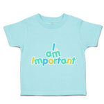 Toddler Clothes I Am Important Rainbow B Toddler Shirt Baby Clothes Cotton