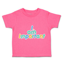 Toddler Clothes I Am Important Rainbow B Toddler Shirt Baby Clothes Cotton