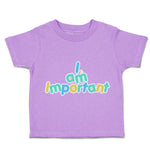 Toddler Clothes I Am Important Rainbow B Toddler Shirt Baby Clothes Cotton