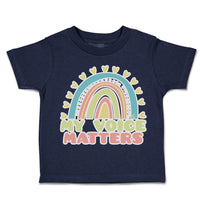 Toddler Clothes My Voice Matters Rainbow Toddler Shirt Baby Clothes Cotton