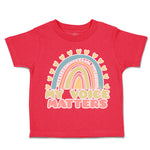 Toddler Clothes My Voice Matters Rainbow Toddler Shirt Baby Clothes Cotton