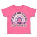 Toddler Clothes I Stand out for Others Rainbow Toddler Shirt Baby Clothes Cotton