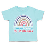 Toddler Clothes I Overcome My Challenges Rainbow Toddler Shirt Cotton