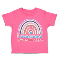 Toddler Clothes I Overcome My Challenges Rainbow Toddler Shirt Cotton