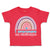 Toddler Clothes I Overcome My Challenges Rainbow Toddler Shirt Cotton