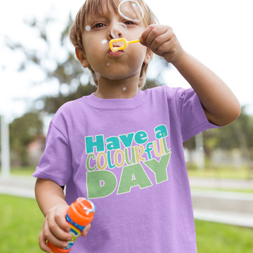 Toddler Clothes Have A Colourful Day Toddler Shirt Baby Clothes Cotton