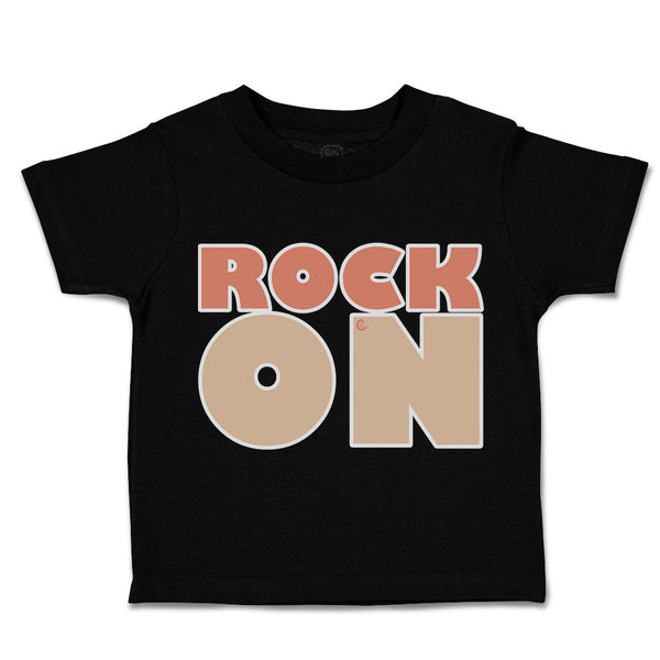 Toddler Clothes Rock on Toddler Shirt Baby Clothes Cotton