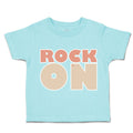 Toddler Clothes Rock on Toddler Shirt Baby Clothes Cotton