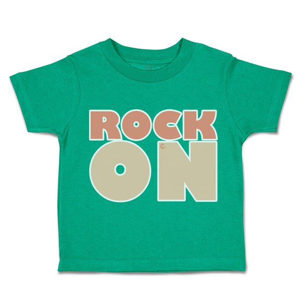 Toddler Clothes Rock on Toddler Shirt Baby Clothes Cotton