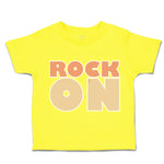 Toddler Clothes Rock on Toddler Shirt Baby Clothes Cotton