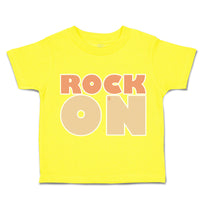 Toddler Clothes Rock on Toddler Shirt Baby Clothes Cotton