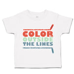 Toddler Clothes Colour Outside The Lines Crayons Toddler Shirt Cotton