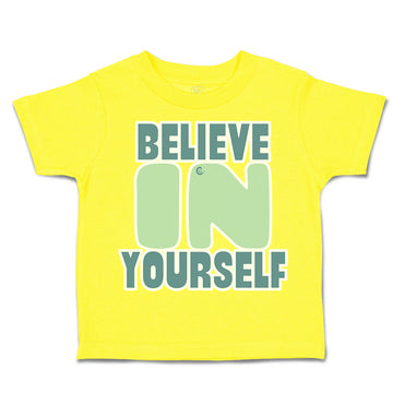 Toddler Clothes Believe in Yourself A Toddler Shirt Baby Clothes Cotton