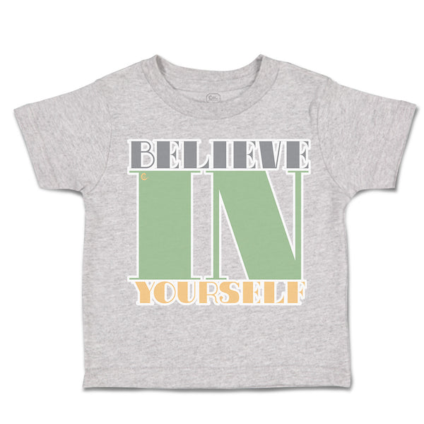 Toddler Clothes Believe in Yourself B Toddler Shirt Baby Clothes Cotton