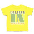 Toddler Clothes Believe in Yourself B Toddler Shirt Baby Clothes Cotton